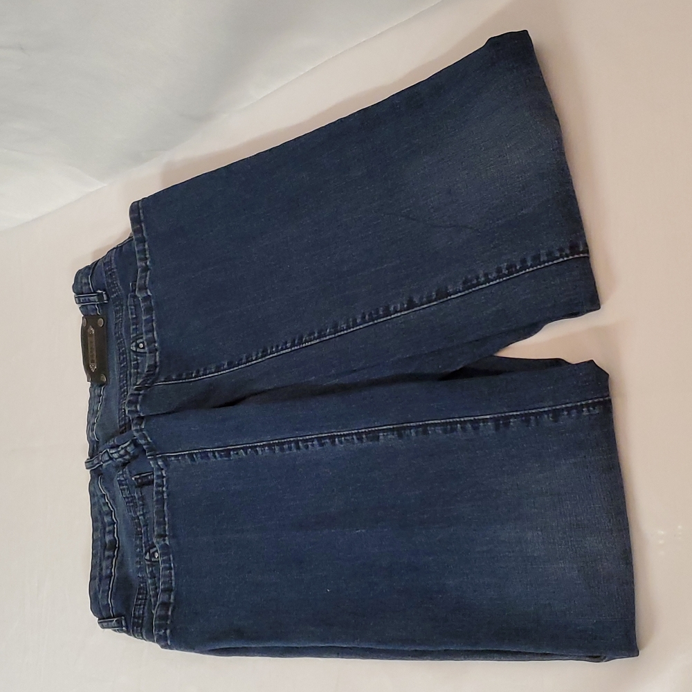 SIZE 8/29 " WAIST LUXE FLUER DE LIS DENIM JEANS - Picture 5 of 9